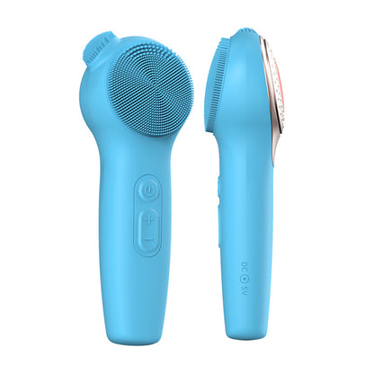 Advanced Dual-Light Thermal Sonic Face Scrubber