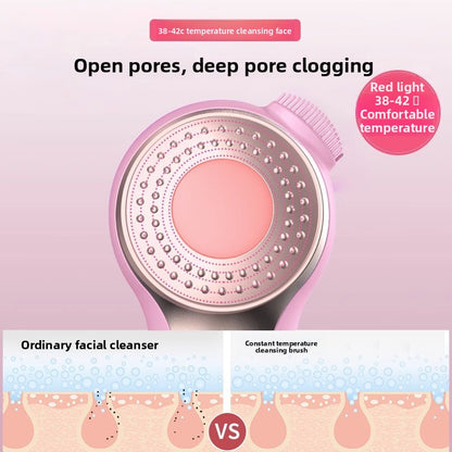 Advanced Dual-Light Thermal Sonic Face Scrubber
