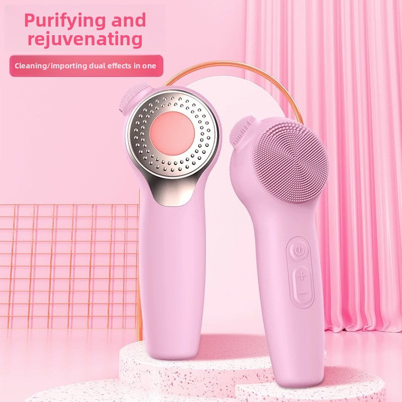 Advanced Dual-Light Thermal Sonic Face Scrubber